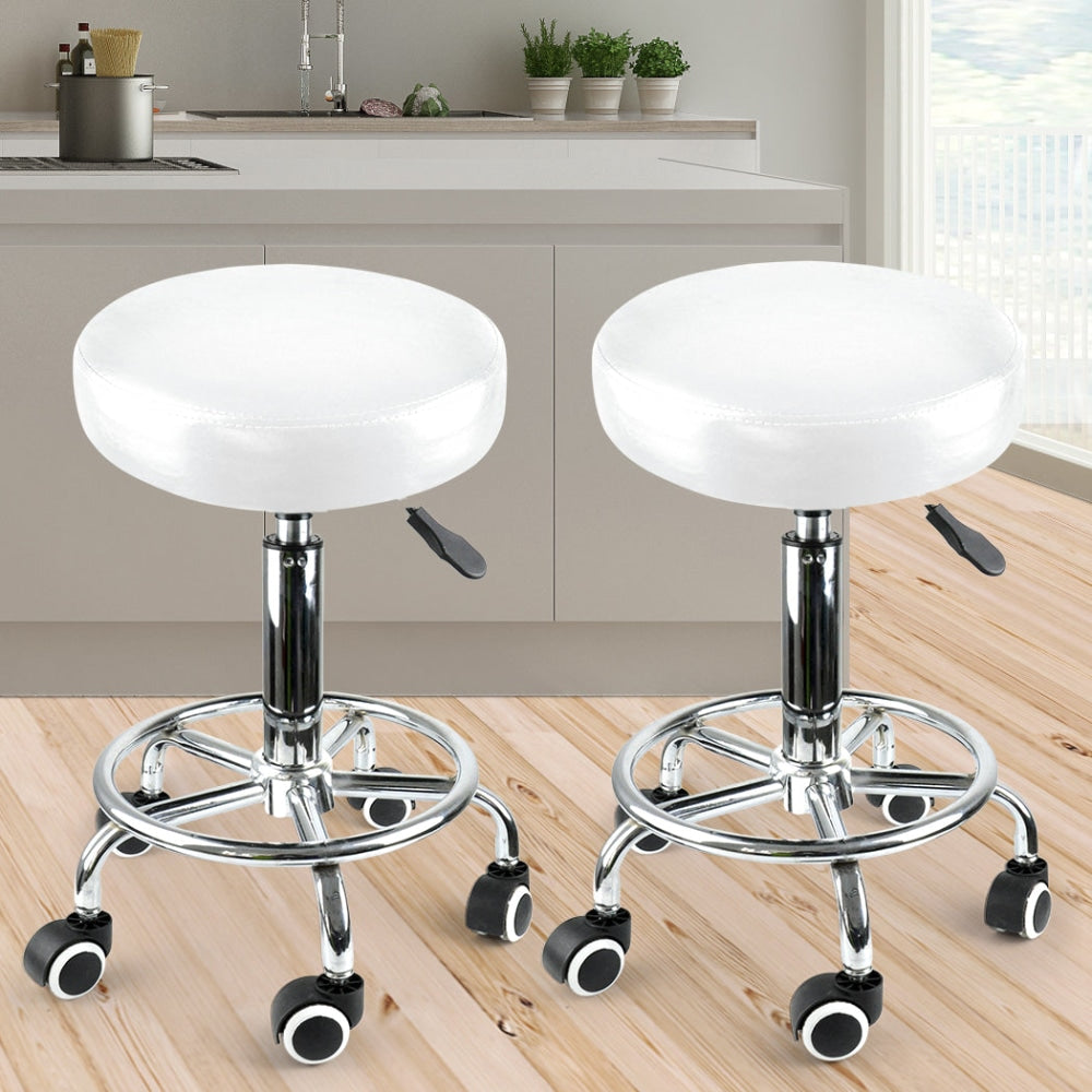 2x Levede Swivel Salon Barstool Hairdressing Stool Barber Chair Equipment Beauty Bar Fast shipping On sale