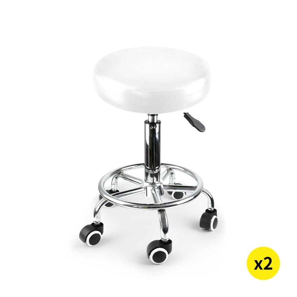 2x Levede Swivel Salon Barstool Hairdressing Stool Barber Chair Equipment Beauty Bar Fast shipping On sale