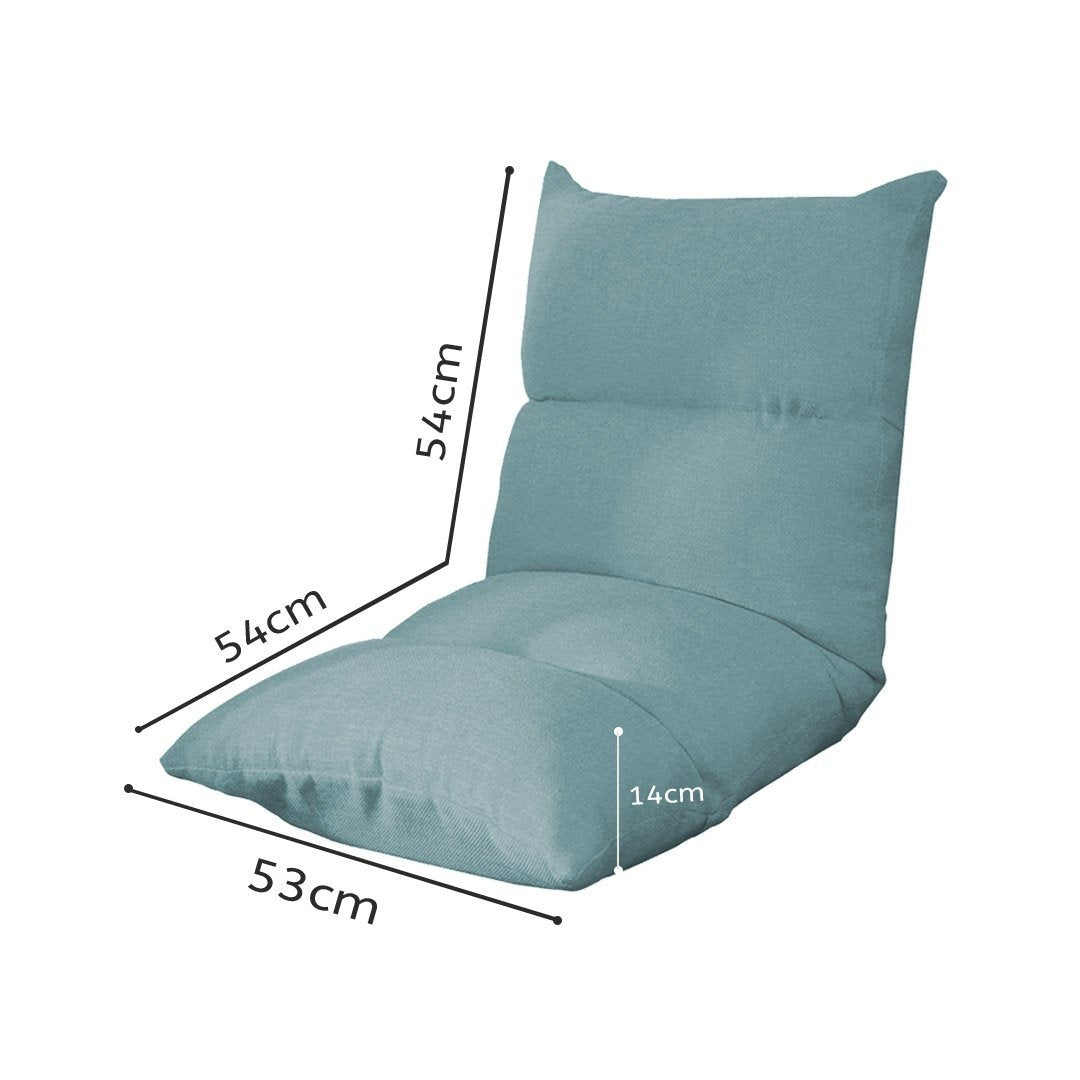 2X Lounge Floor Recliner Adjustable Lazy Sofa Bed Folding Game Chair Mint Green Fast shipping On sale