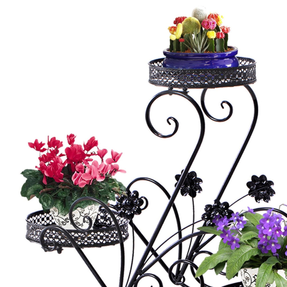 2X Plant Stand Outdoor Indoor Flower Pot Metal Corner Shelf Garden Home Decor AU Fast shipping On sale