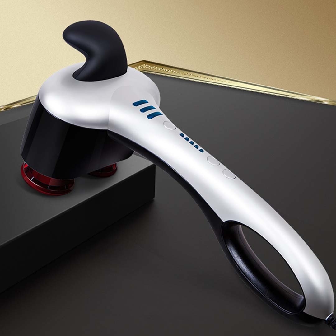 2X Portable Handheld Massager Soothing Heat Stimulate Blood Flow Foot Shoulder Fast shipping On sale