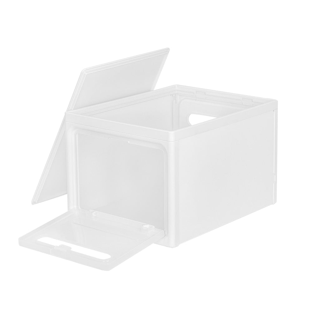 3 Piece Storage Organiser Box - White Cupboard Fast shipping On sale