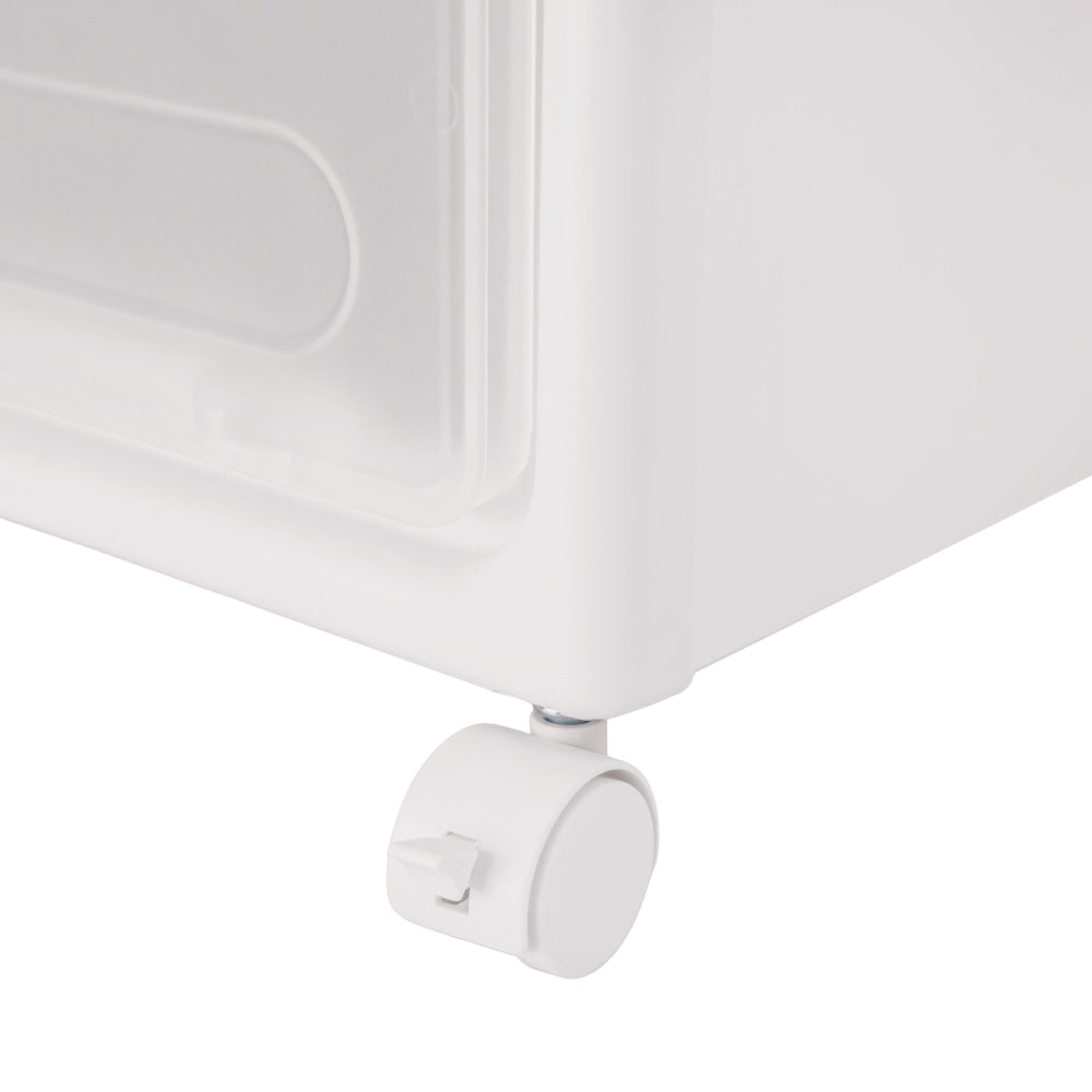 3 Piece Storage Organiser Box - White Cupboard Fast shipping On sale