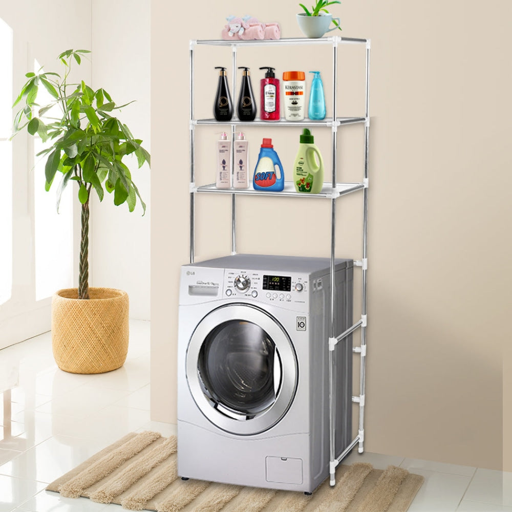 3 Tier Toilet Bathroom Laundry Washing Machine Storage Rack Shelf Unit Organizer Accessories Fast shipping On sale