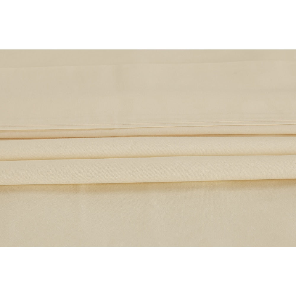 300TC Classic Percale Sheet Set - Sand Single Bed Fast shipping On sale