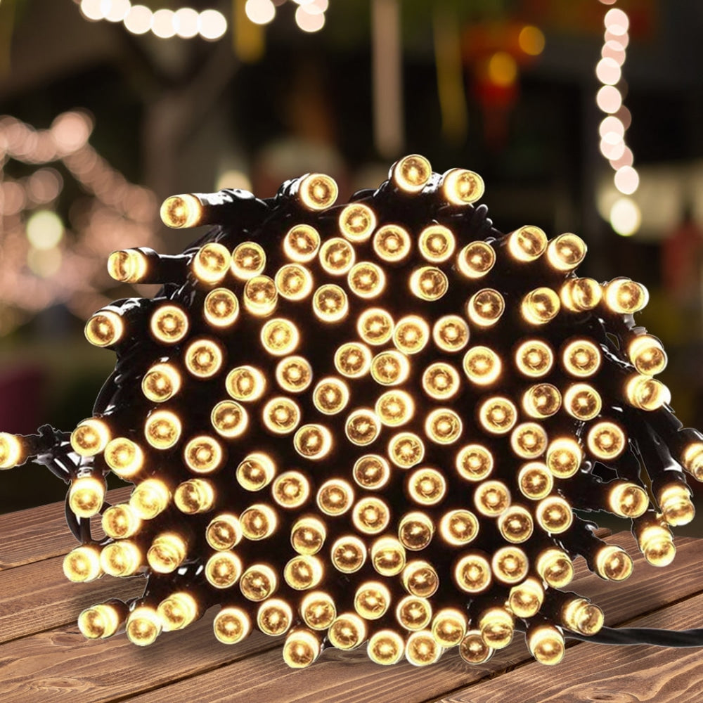 35M 200LED String Solar Powered Fairy Lights Garden Christmas Decor Warm White Festoon Fast shipping On sale