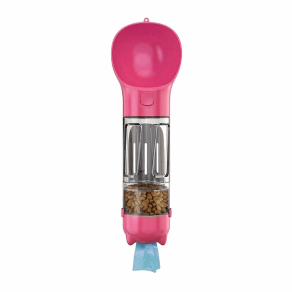 4 in 1 Pet Scooper and Feeder Pink Dog Cares Fast shipping On sale