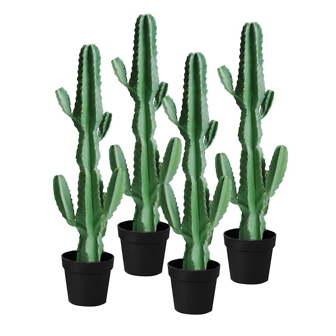 4X 105cm Green Artificial Indoor Cactus Tree Fake Plant Simulation Decorative 6 Heads Fast shipping On sale