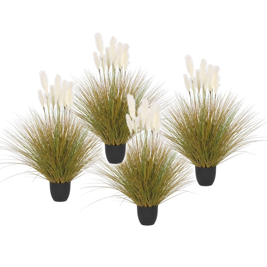 4X 137cm Artificial Indoor Potted Reed Bulrush Grass Tree Fake Plant Simulation Decorative Fast shipping On sale