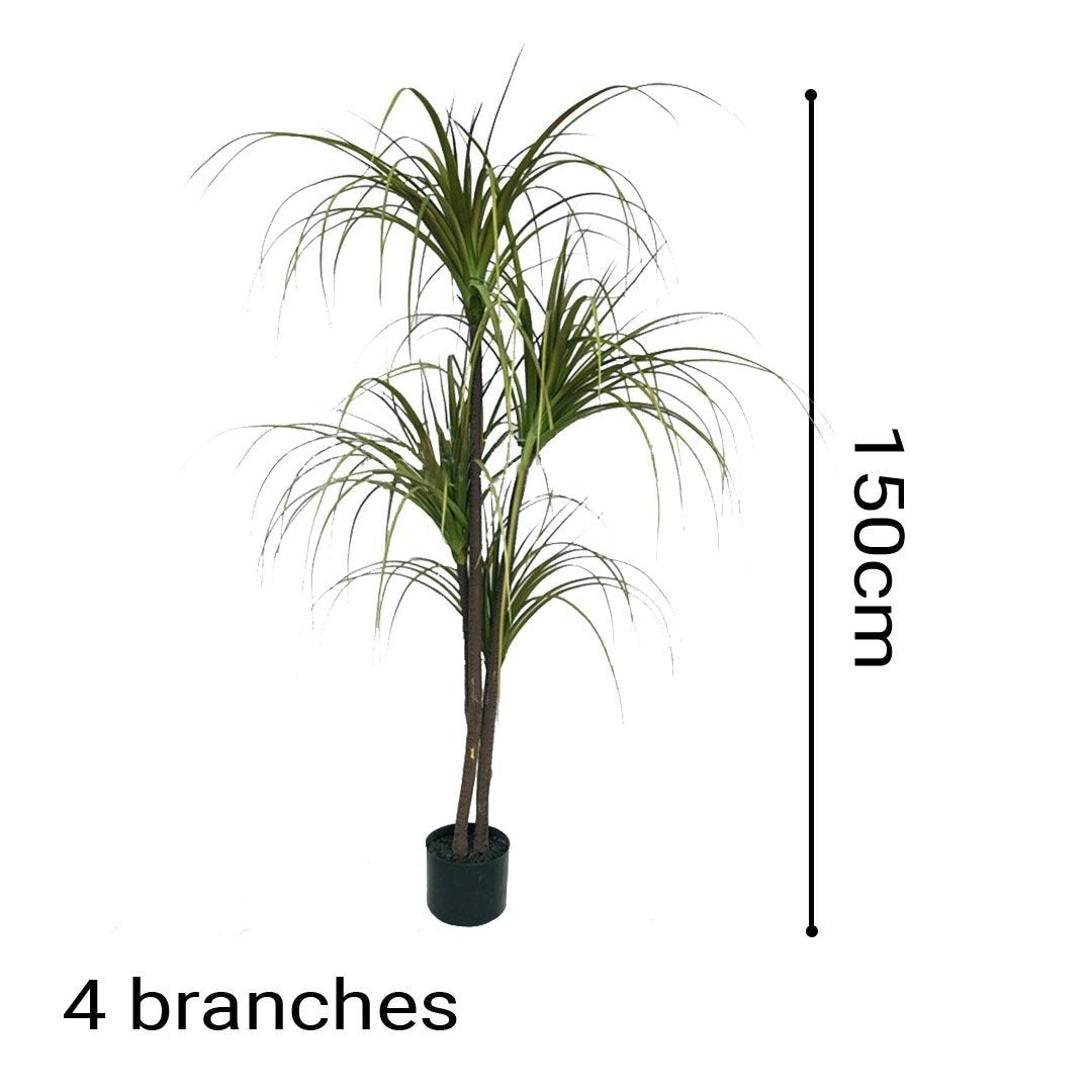 4X 150cm Green Artificial Indoor Dragon Blood Tree Fake Plant Simulation Decorative Fast shipping On sale
