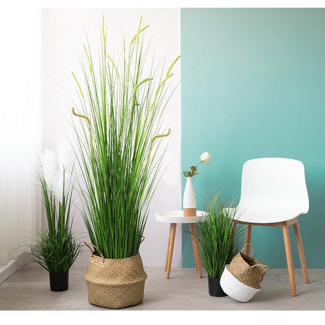 4X 150cm Green Artificial Indoor Potted Reed Grass Tree Fake Plant Simulation Decorative Fast shipping On sale