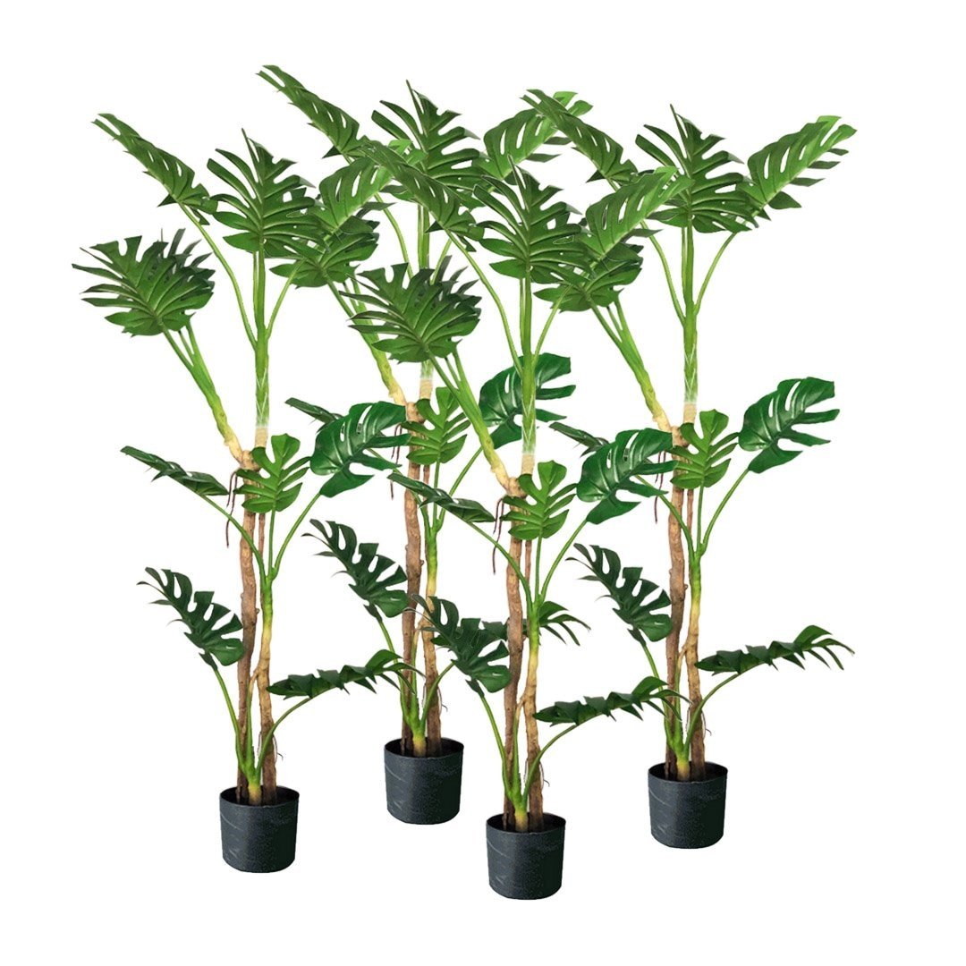 4X 175cm Green Artificial Indoor Turtle Back Tree Fake Fern Plant Decorative Fast shipping On sale