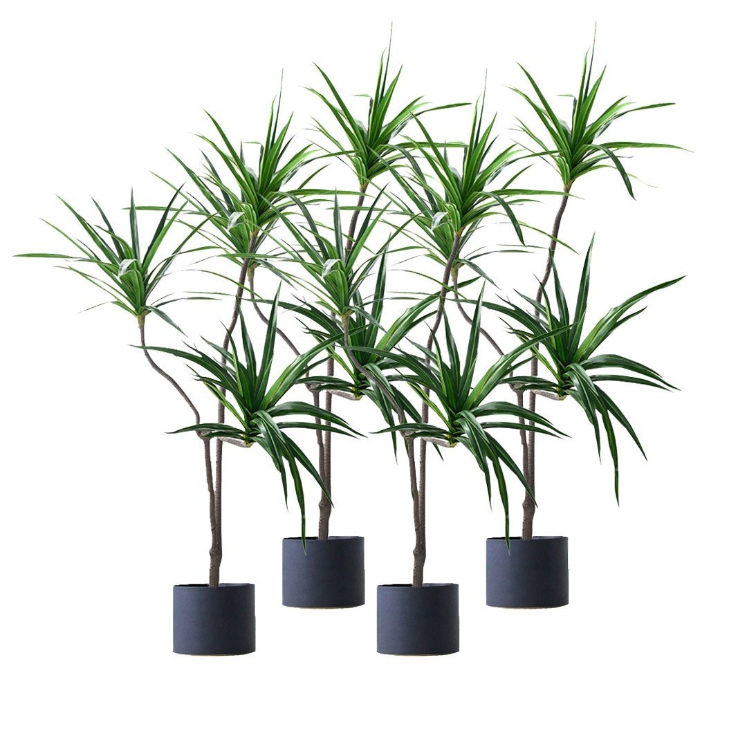 4X 180cm Green Artificial Indoor Brazlian Iron Tree Fake Plant Decorative 3 Heads Fast shipping On sale