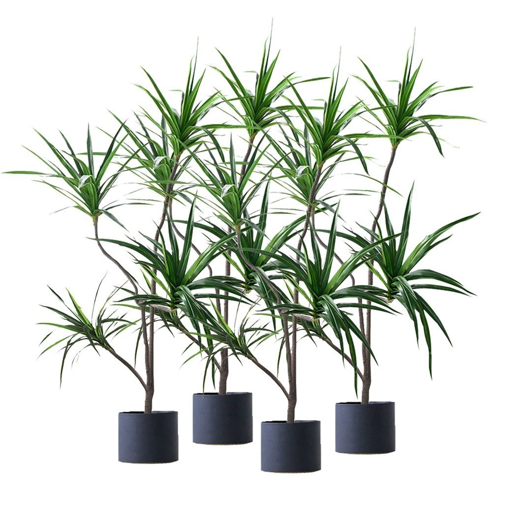 4X 180cm Green Artificial Indoor Brazlian Iron Tree Fake Plant Decorative 4 Heads Fast shipping On sale