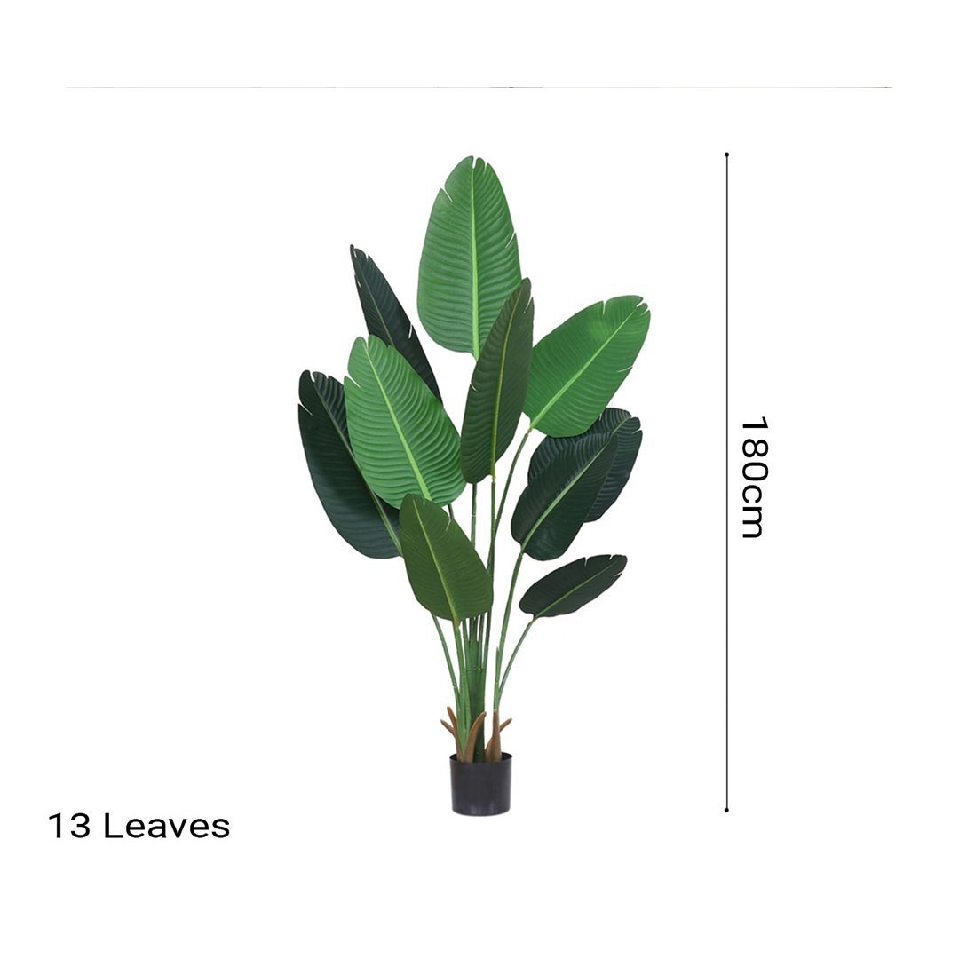 4X 180cm Green Artificial Indoor Nordic Wind Traveller Banana Plant Fake Decorative Tree Fast shipping On sale