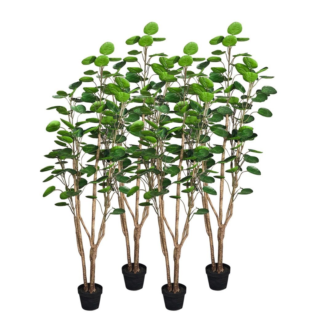 4X 180cm Green Artificial Indoor Pocket Money Tree Fake Plant Simulation Decorative Fast shipping On sale