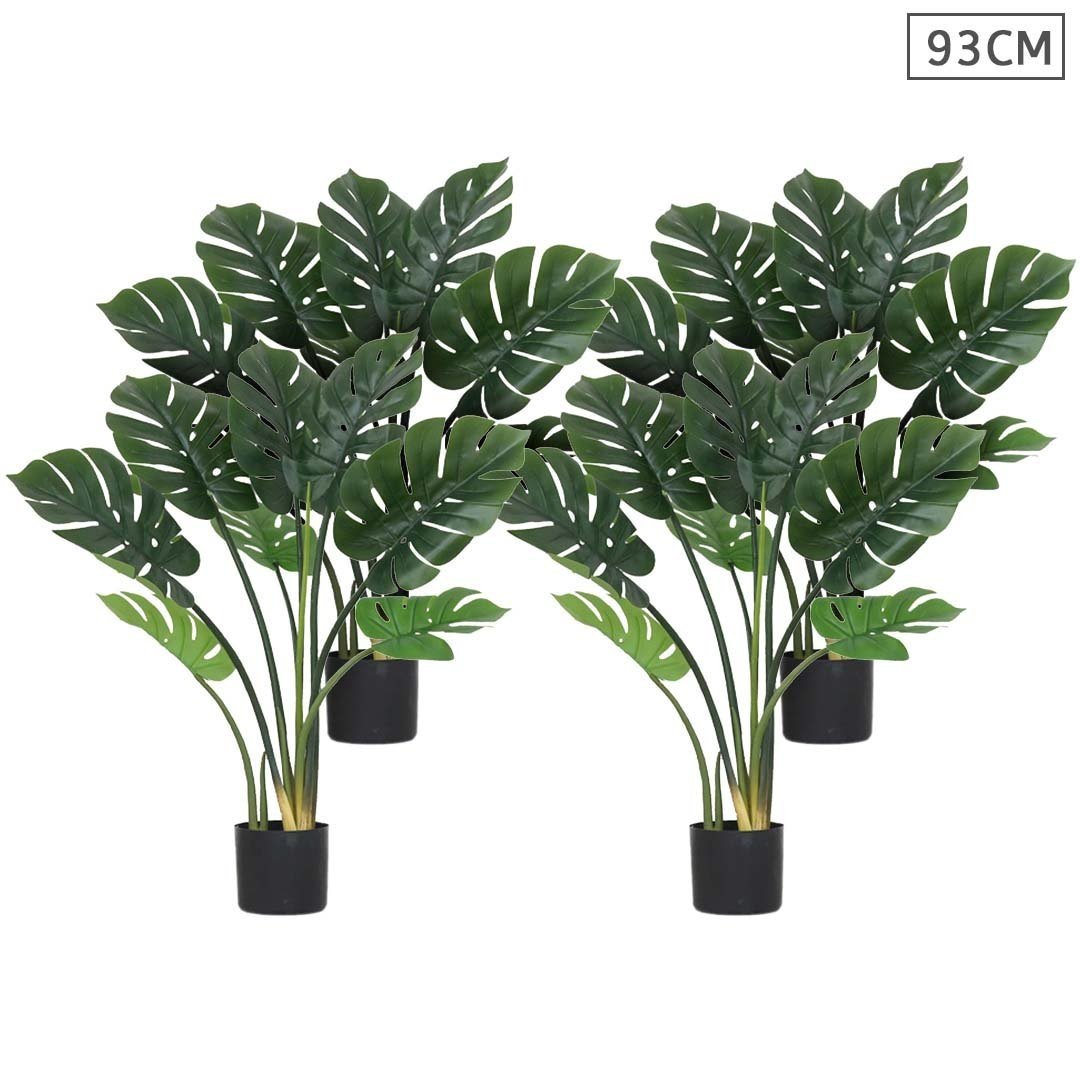 4X 93cm Artificial Indoor Potted Turtle Back Fake Decoration Tree Flower Pot Plant Fast shipping On sale