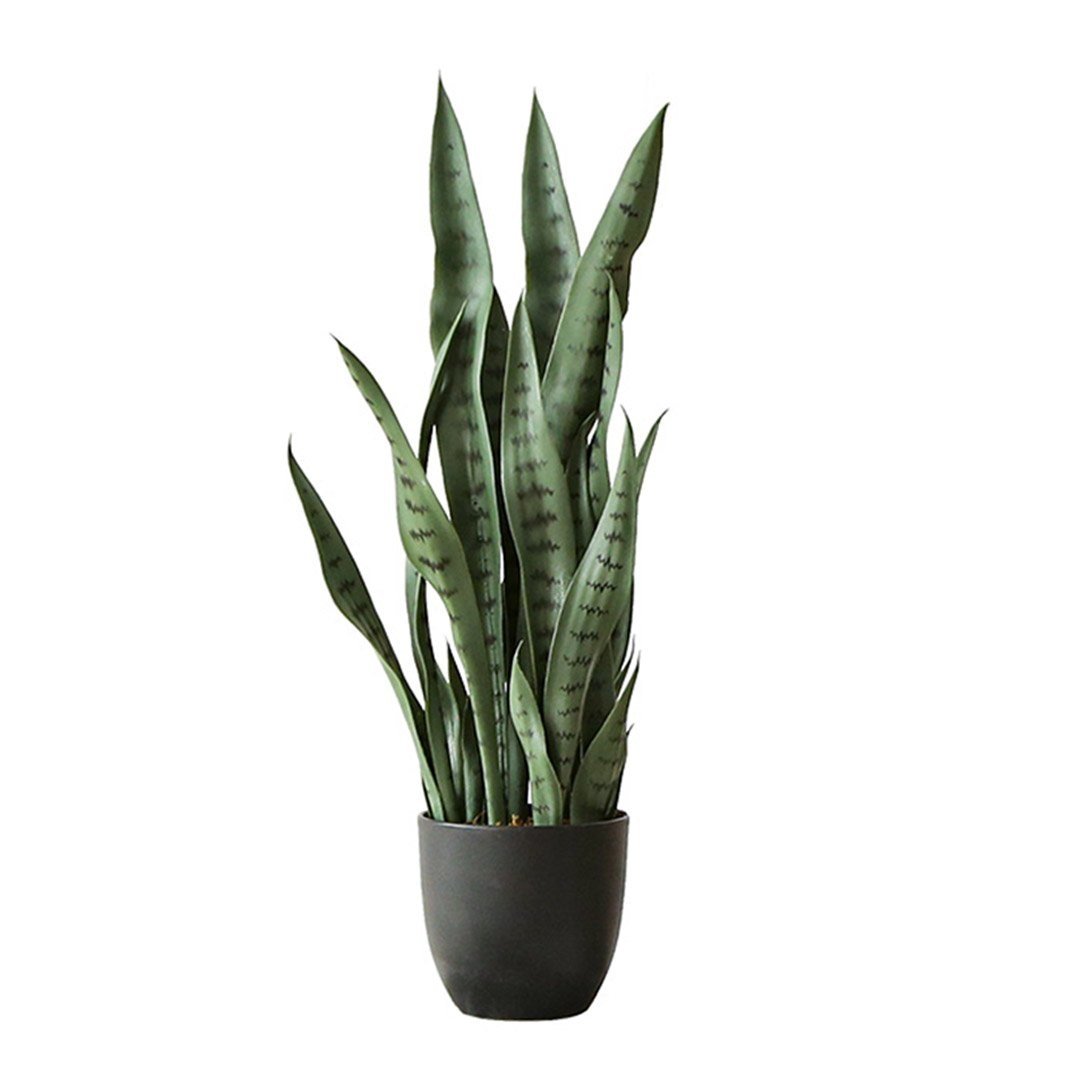 4X 97cm Artificial Indoor Snake Sansevieria Plant Fake Decoration Tree Flower Pot Fast shipping On sale