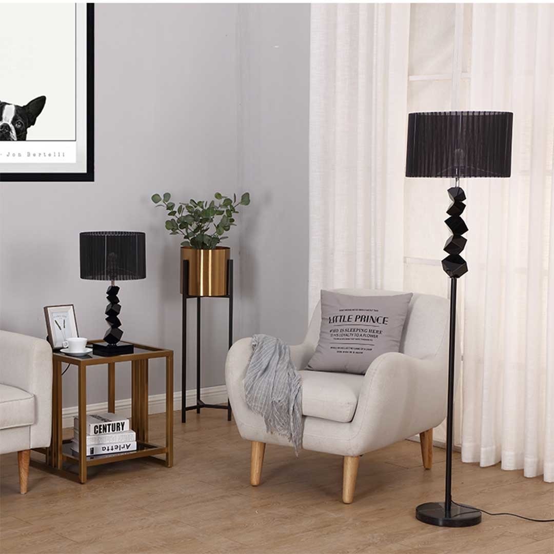 60cm Black Table Lamp with Dark Shade LED Desk Fast shipping On sale