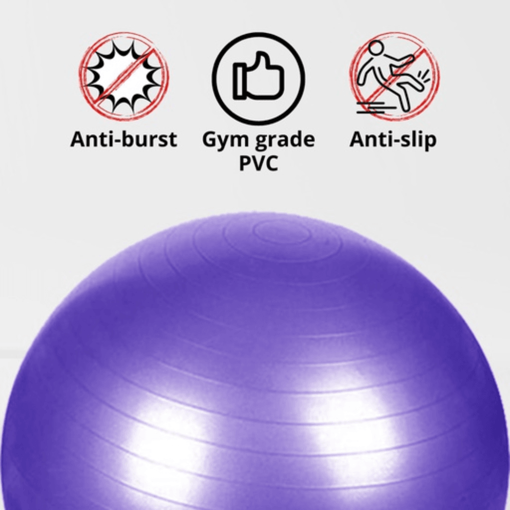Yoga Ball 75cm (Silver) Sports & Fitness Fast shipping On sale