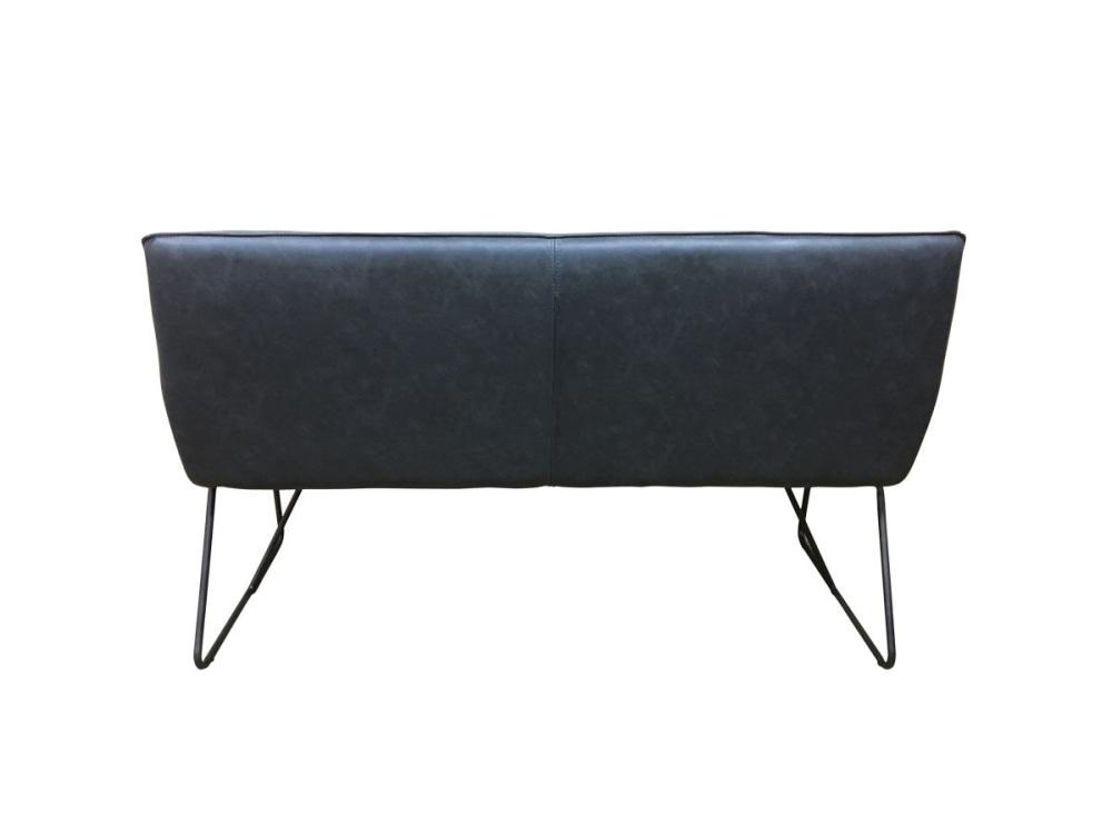 6IXTY Ideal Modern Scandinavian 2-Seater Sofa - Dark Grey Fast shipping On sale
