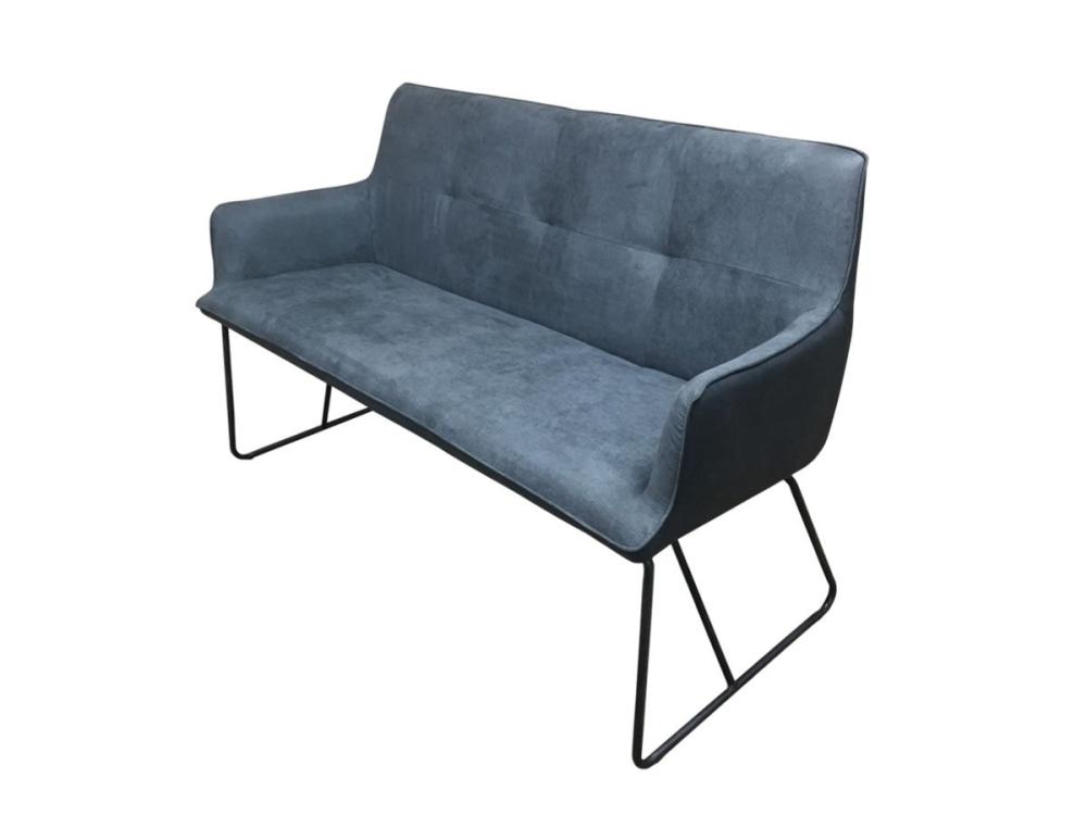 6IXTY Ideal Modern Scandinavian 2 - Seater Sofa - Dark Grey Fast shipping On sale