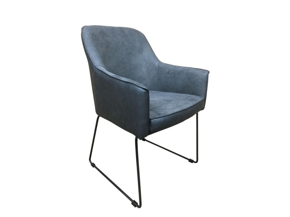 6IXTY Set Of 2 Ideal Modern Scandinavian Accent Lounge Armchair - Dark Grey Chair Fast shipping On sale