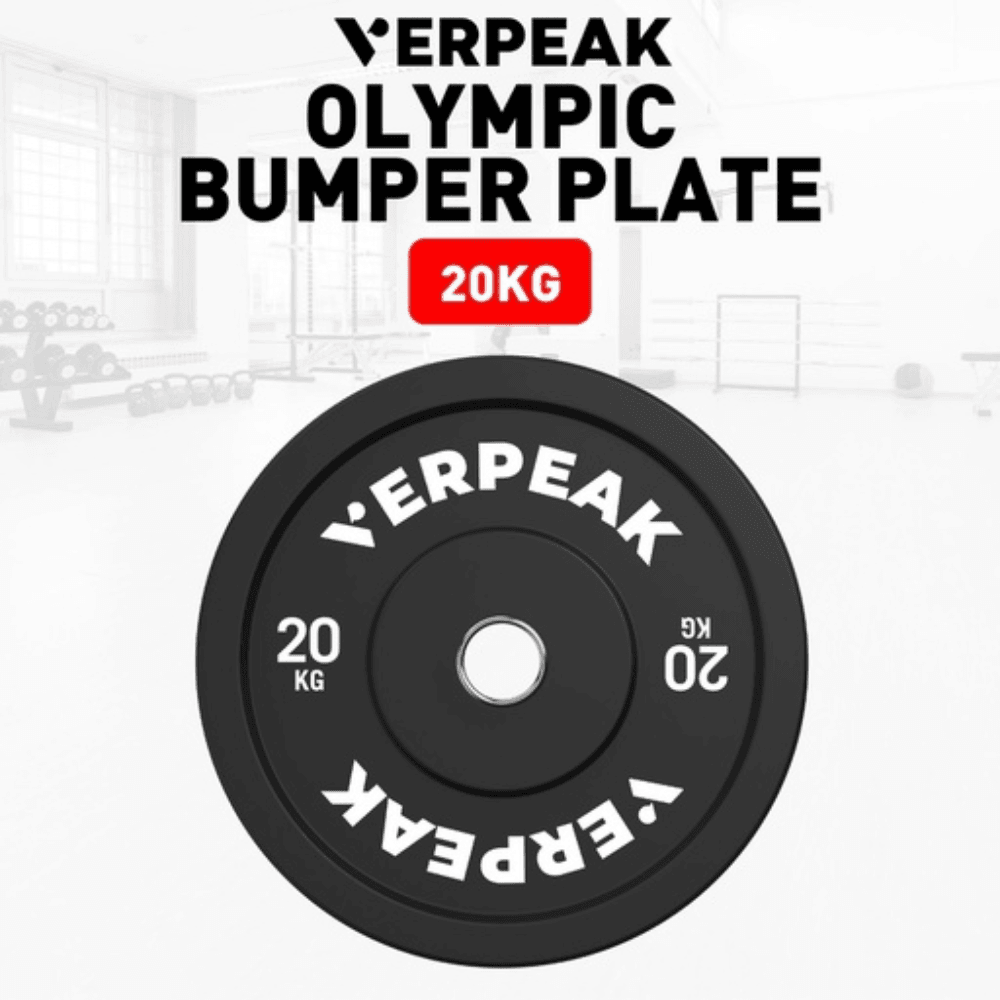 Verpeak Fitness Exercise Gym Weights Black Olympic Bumper Weight Plates (5kgx2) Sports & Fast shipping On sale