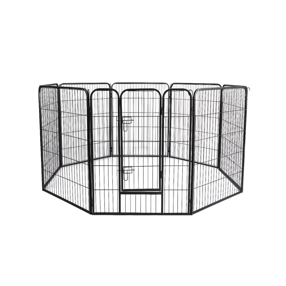 8 Panel Pet Dog Playpen Puppy Exercise Cage Enclosure Fence Cat Play Pen 24’’ Supplies Fast shipping On sale
