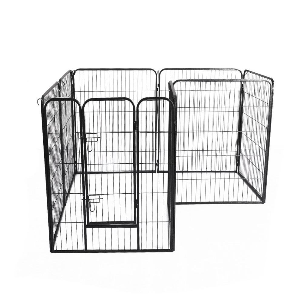 8 Panel Pet Dog Playpen Puppy Exercise Cage Enclosure Fence Cat Play Pen 24’’ Supplies Fast shipping On sale