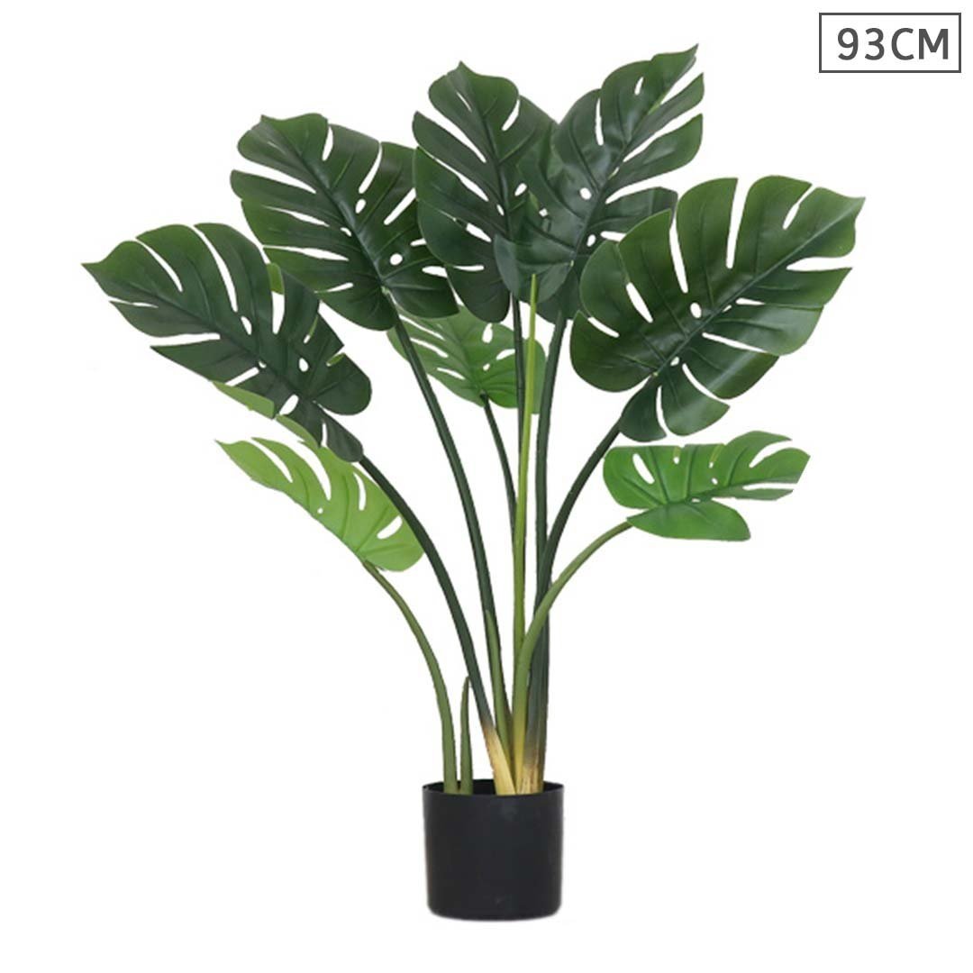 93cm Artificial Indoor Potted Turtle Back Fake Decoration Tree Flower Pot Plant Fast shipping On sale