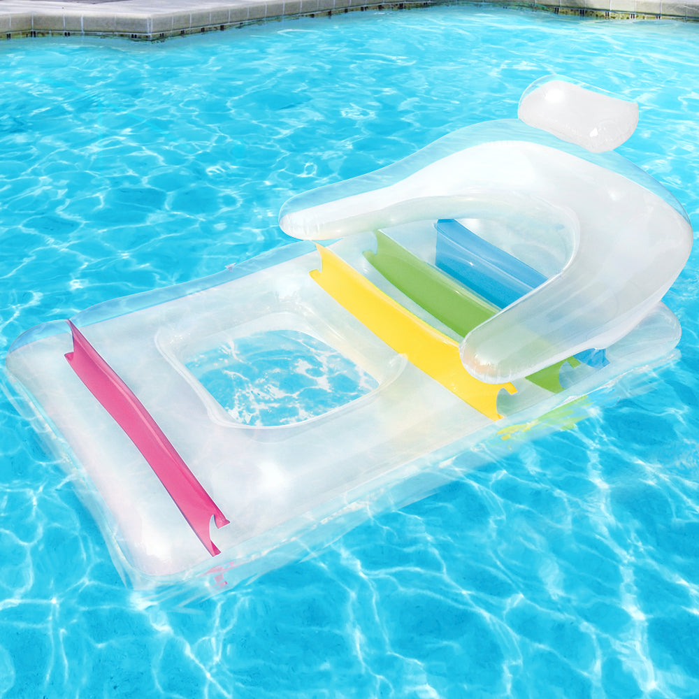 Inflatable Float Swimming Pool Bed Seat Play Toy Lounge Beach Floats