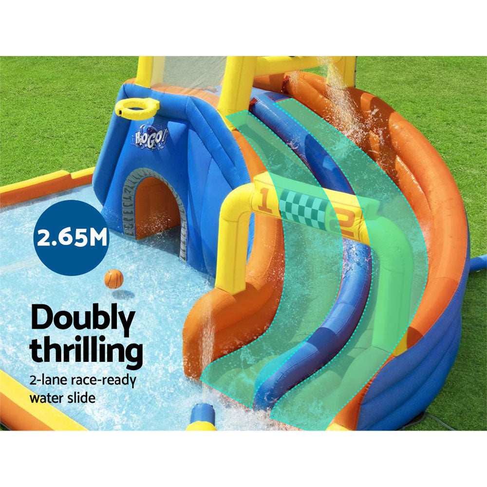 Inflatable Water Slide Jumping Castle Double Slides for Pool Playground