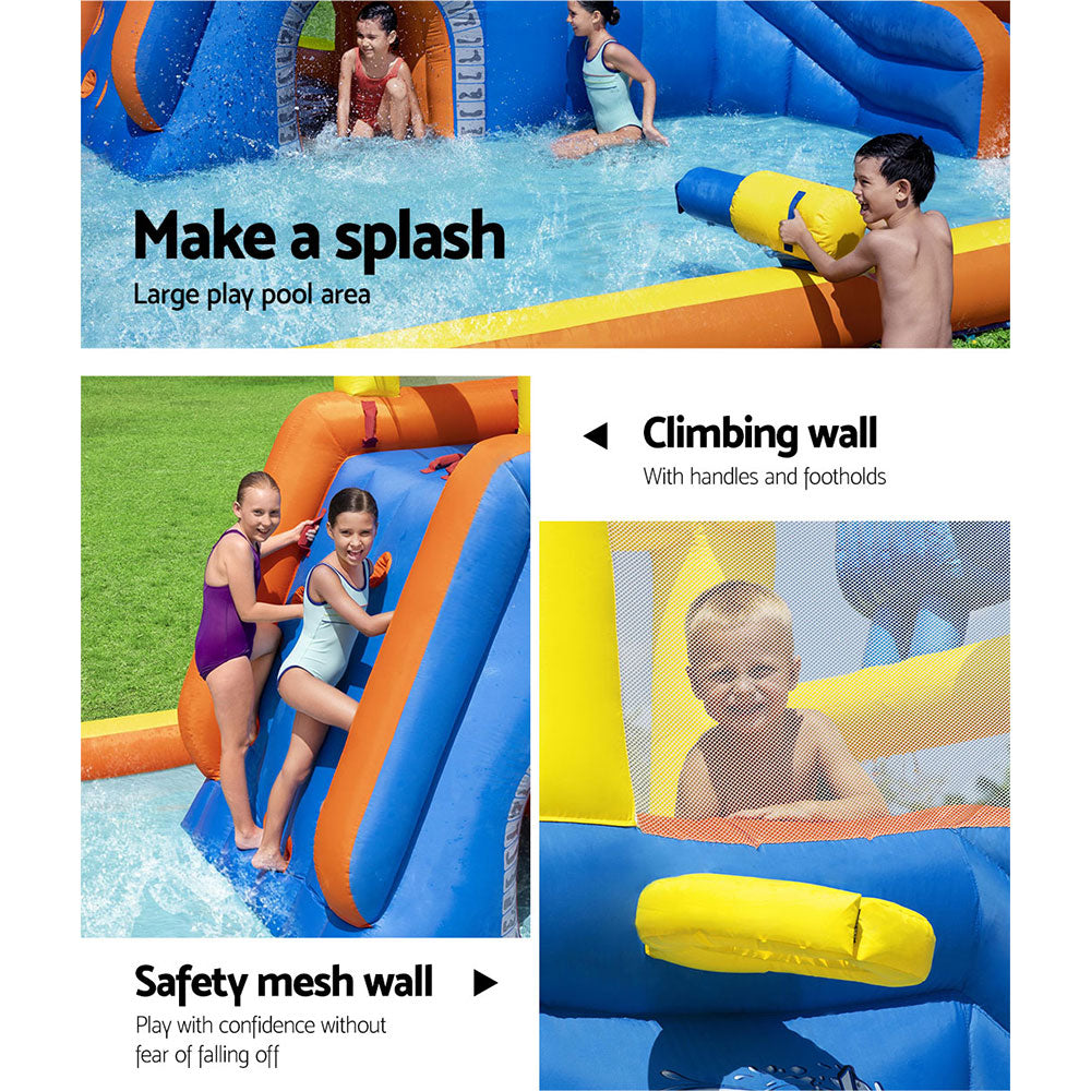 Inflatable Water Slide Jumping Castle Double Slides for Pool Playground