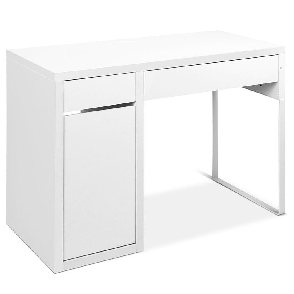 Metal Desk With Storage Cabinets - White Office Fast shipping On sale