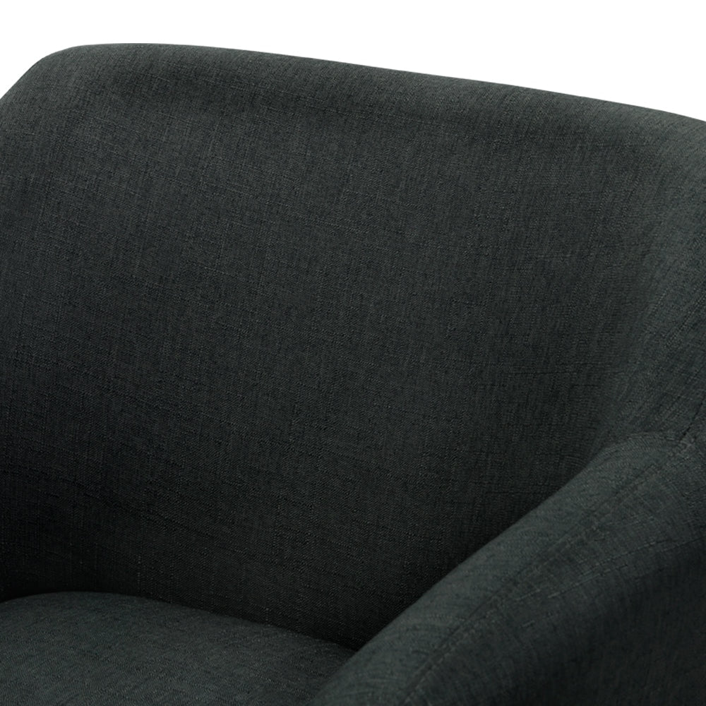 Aston Tub Accent Chair Charcoal Armchair Fast shipping On sale