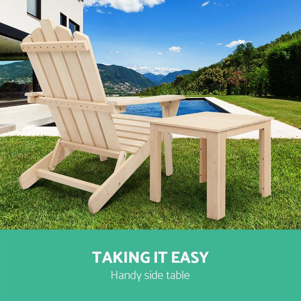 Wooden Outdoor Side Beach Table Furniture Fast shipping On sale