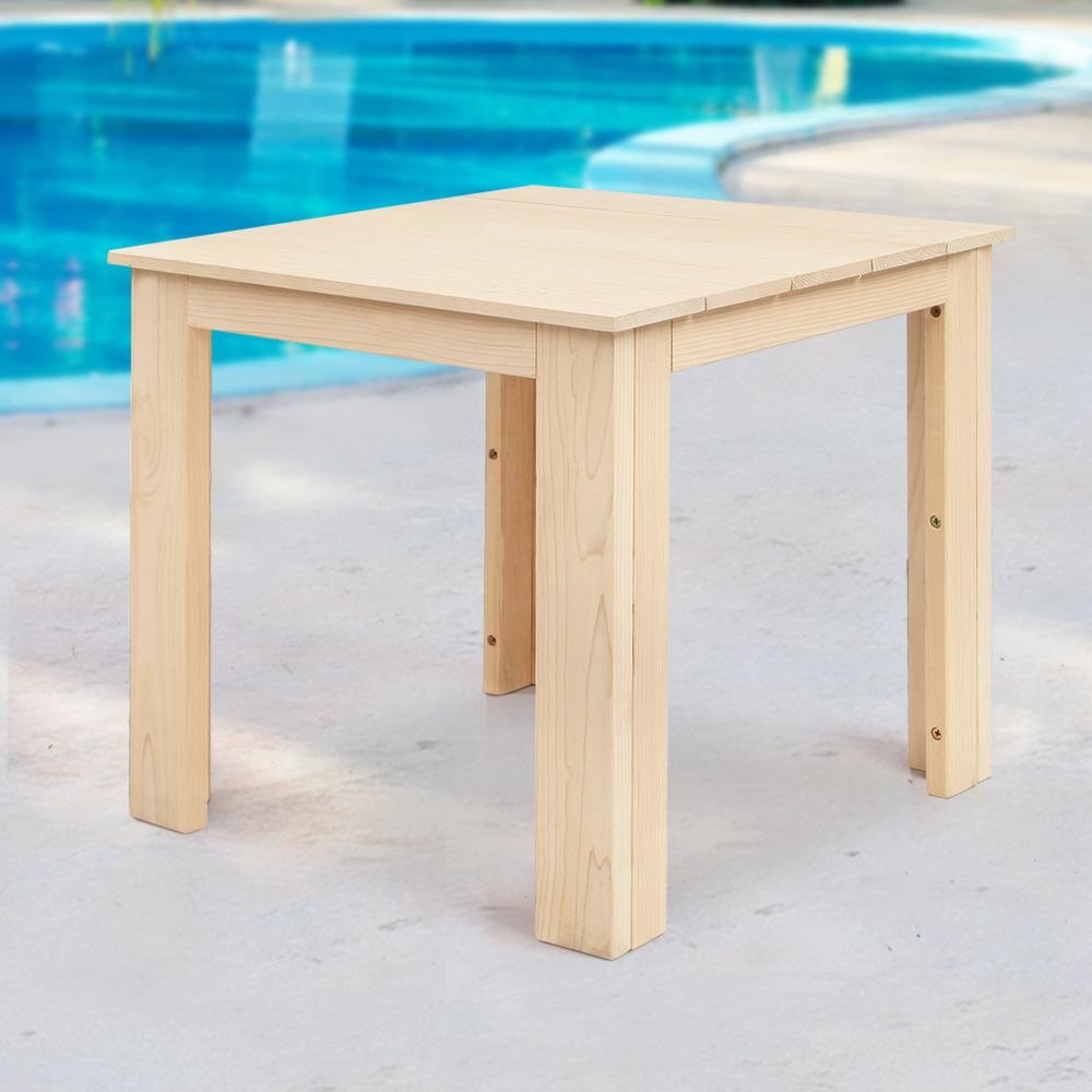 Wooden Outdoor Side Beach Table