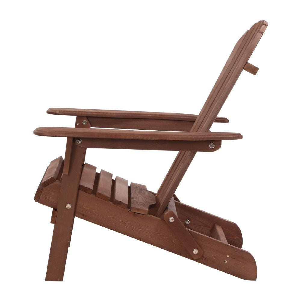 Outdoor Furniture Beach Chair Wooden Adirondack Patio Lounge Garden Fast shipping On sale