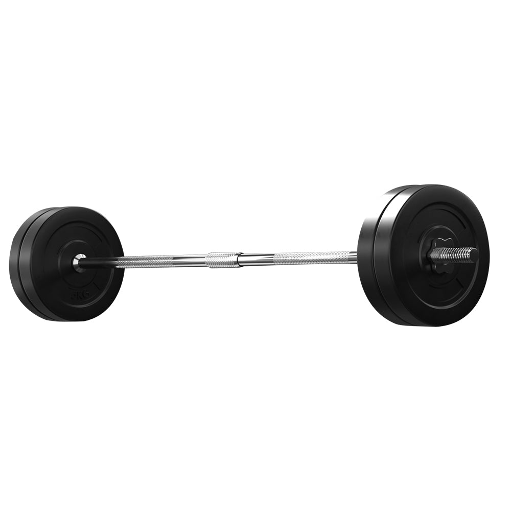 48KG Barbell Weight Set Plates Bar Bench Press Fitness Exercise Home Gym 168cm Sports & Fast shipping On sale