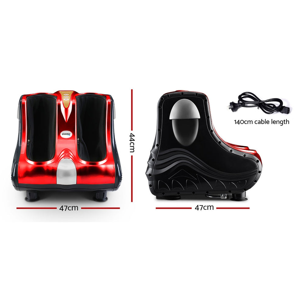 Foot Massager Shiatsu Ankle Calf Leg Massagers Circulation Enhancer Red Fast shipping On sale