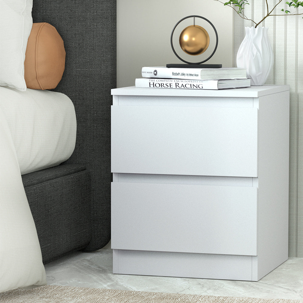 Bedside Table Cabinet Lamp Side Tables Drawers Nightstand Unit White Fast shipping On sale