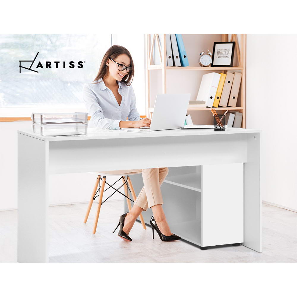 Office Computer Desk Corner Study Table Workstation Bookcase Storage Fast shipping On sale