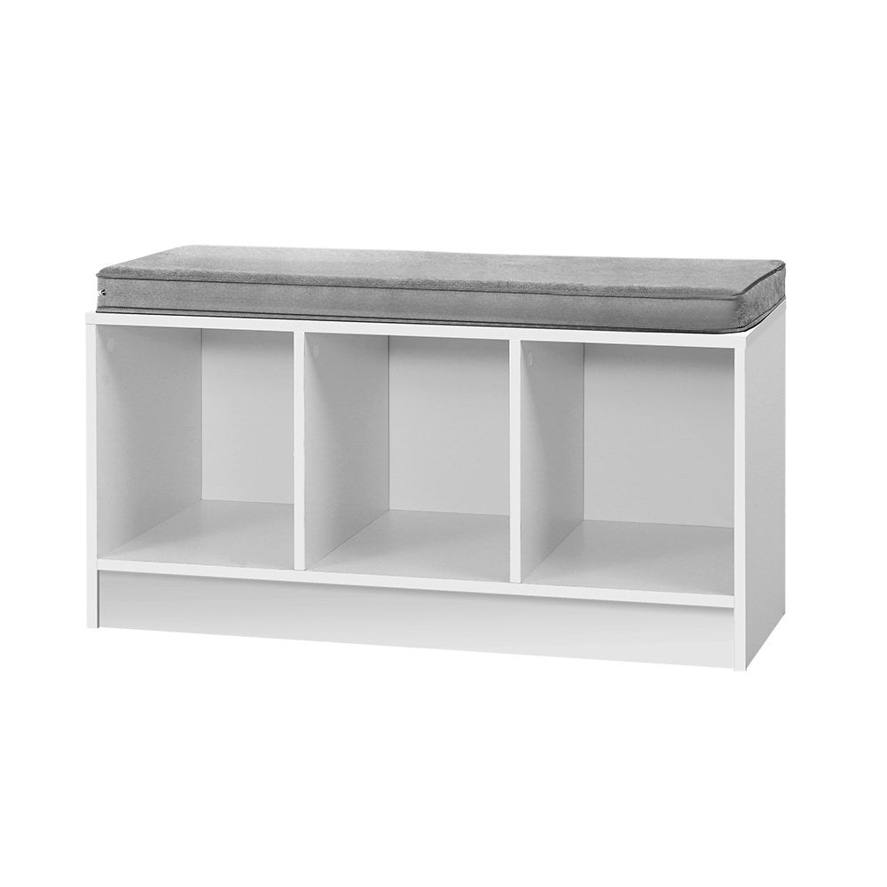 Shoe Cabinet Bench Shoes Organiser Storage Rack Shelf White Box Seat Fast shipping On sale