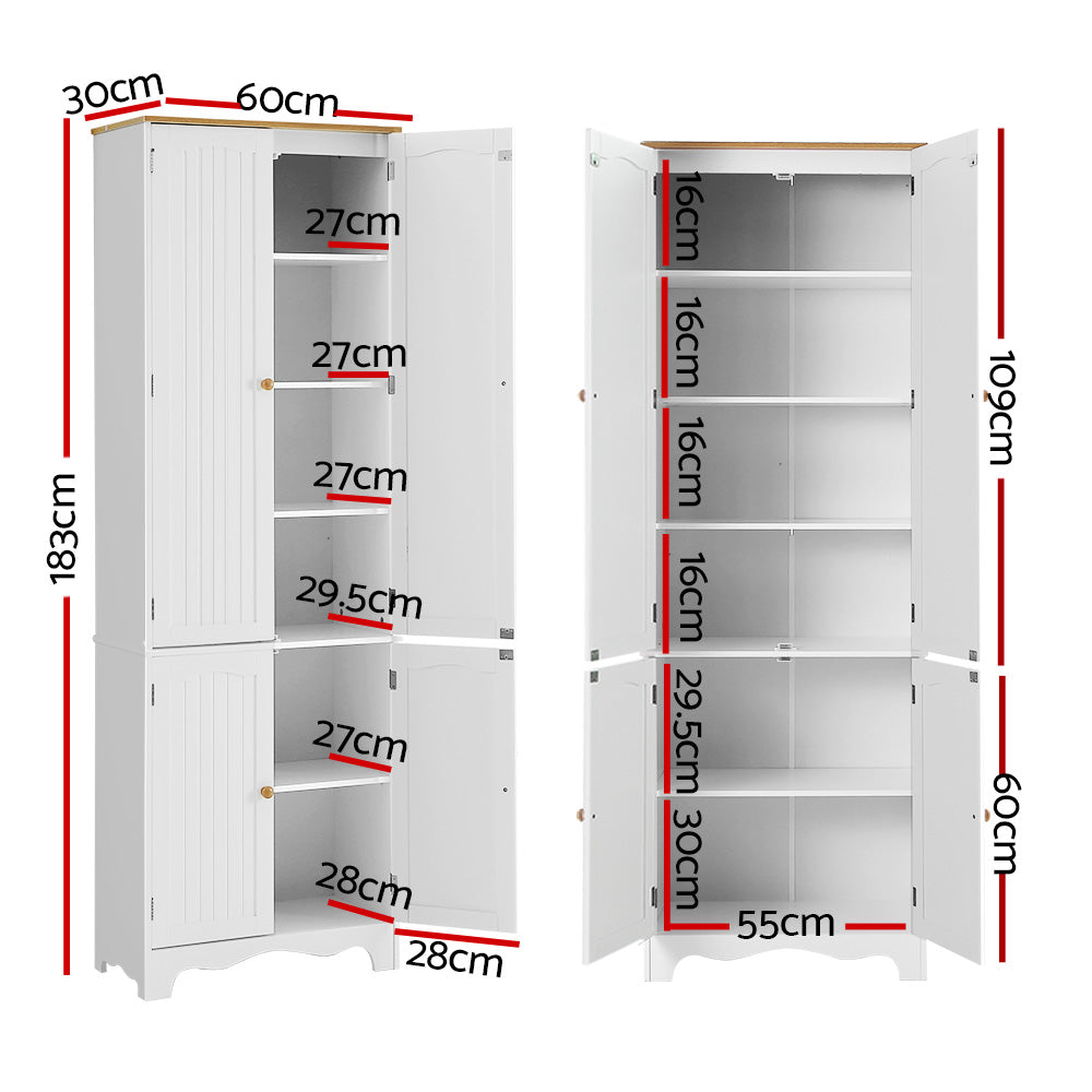 Buffet Sideboard Kitchen Cupboard Storage Cabinet Pantry Wardrobe Shelf