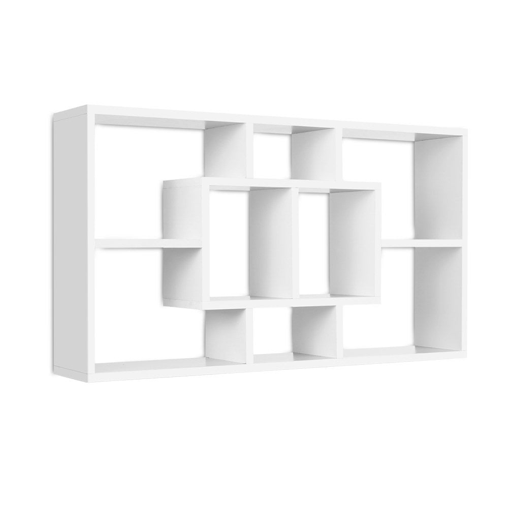 Floating Wall Shelf DIY Mount Storage Bookshelf Display Rack White Bookcase Fast shipping On sale