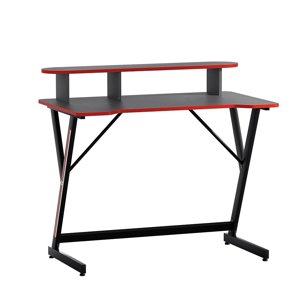 Gaming Desk Computer Desks Table 2-Tiers Storage Study Home Ofiice 100CM Office Fast shipping On sale