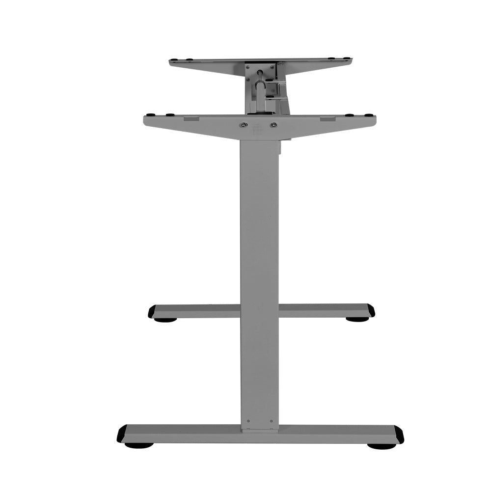 Standing Desk Sit Stand Motorised Height Adjustable Frame Only Grey Office Fast shipping On sale