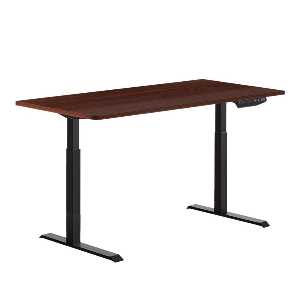 Standing Desk Sit Stand Table Riser Motorised Electric Frame Riser Dual Motors 140cm