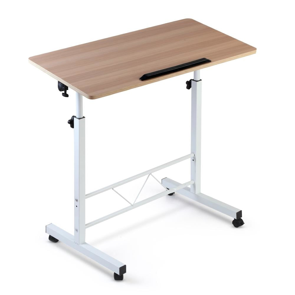 Portable Mobile Adjustable Height Computer Study Office Laptop Desk